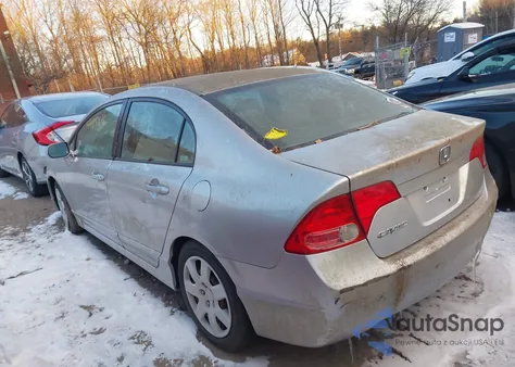 2008 Honda Civic Lx из США, поврежденный, VIN 2HGFA16548H522784